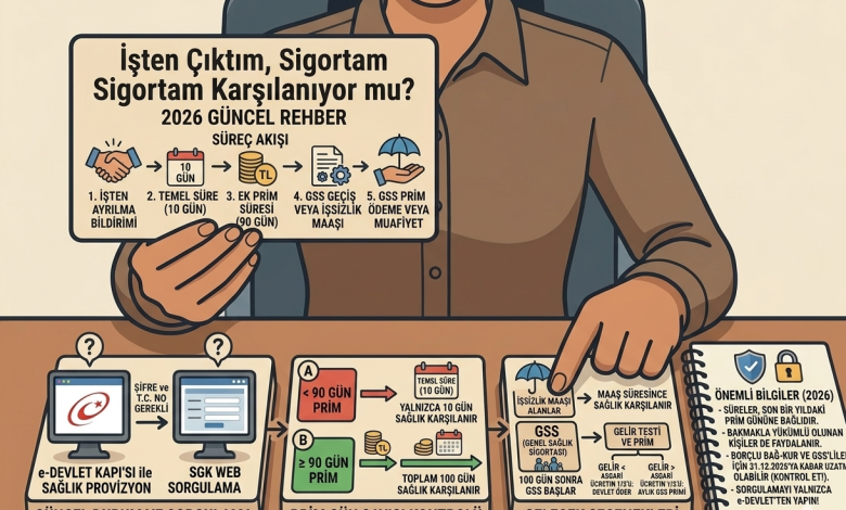 İşten Çıktım, Sigortam Karşılanıyor mu? 2026 Güncel Rehber